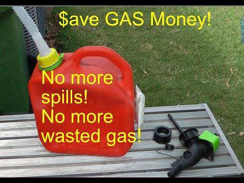 Save Money on Gas - Can Spout Retrofit with Old School Spouts