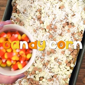 36K views · 47 reactions | It's almost time for Halloween!!! These CANDY CORN MAGIC BARS will be a huge hit. Printable recipe here: https://www.crazyforcrust.com/candy-corn-magic-bars/ | Easy Good Ideas | Facebook