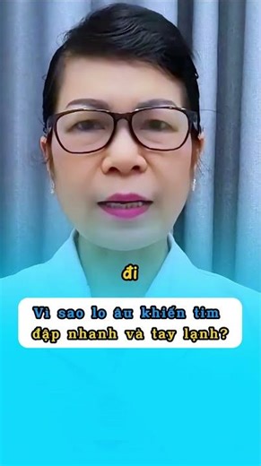 Why does anxiety cause a rapid heartbeat and cold hands?