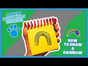 Jon Kim Blue's Clues Drawing - How To Draw A Rainbow