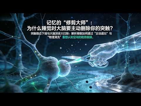 Sleep Isn't for Remembering, It's for Forgetting?Why Your Brain Cleans House Every Night?