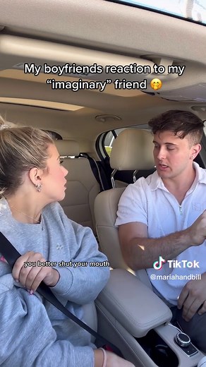 Boyfriend's Reaction to Imaginary Friend Prank