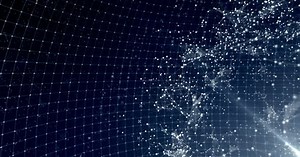 Futuristic Digital Network Connection Background Animation