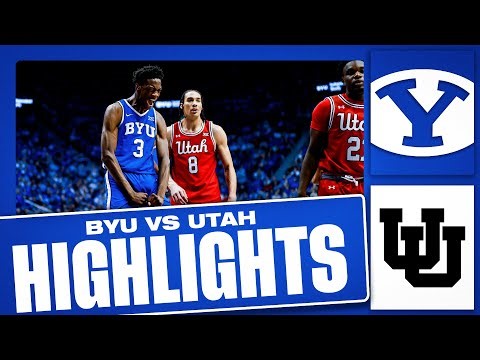 BYU vs Utah | FULL GAME HIGHLIGHTS | BYU BASKETBALL
