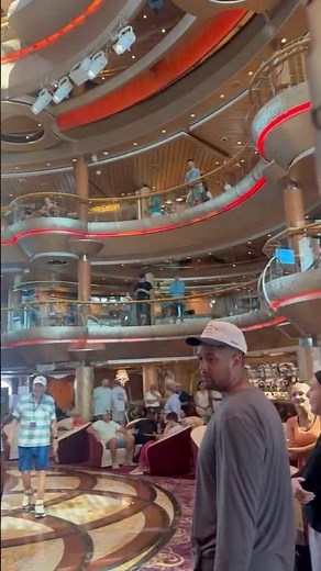 🚢✨ Inside Grandeur of the Seas – Such a Beautiful View!