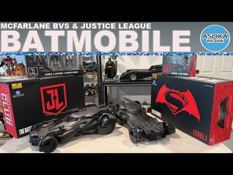 McFarlane Toys DC Multiverse Review: Batman V Superman & Justice League Batmobile | Asoka The Geek