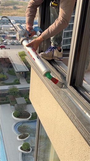 Electric Caulking Gun for Exterior Walls & Glass Cladding | Multi-Speed Adjustable Tool 🔥