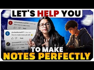 How to Make PERFECT Notes Explained Here ! 🔥🤩