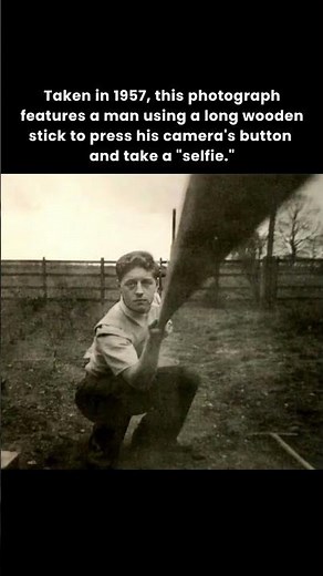 This Man Took a Selfie in 1957 #selfie #facts #history