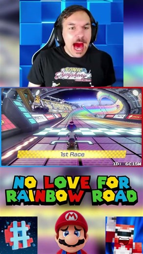 @ConnorXcrash has no love for this track. 😔 #connorxcrash #mariokart8deluxe #gaming #shorts