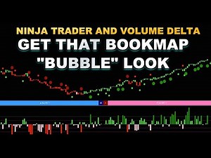 How to get that "BOOKMAP" BUBBLE look on your Ninja Trader charts using VOLUME DELTA from Ninza