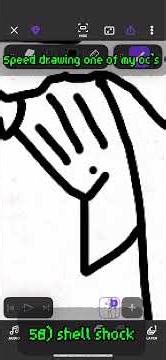 I wonder why they call him shell shock?!?? 🤔#art #speeddrawing