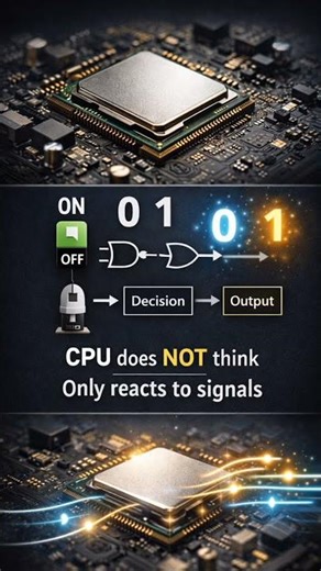 How CPU Works | CPU Is Not Intelligent, It Just Follows Signals