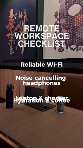 Remote workspace checklist