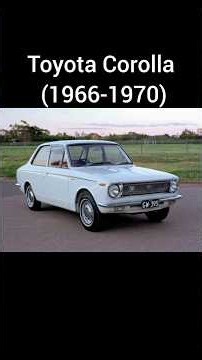 Toyota corolla evolution 1966 - present # car to cars #
