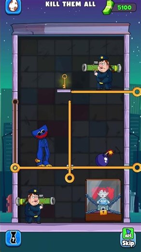 huggy wuggy pin - poppy play time chapter 2 😨 dangerous #shorts #huggywuggy #gaming #youtubeshorts