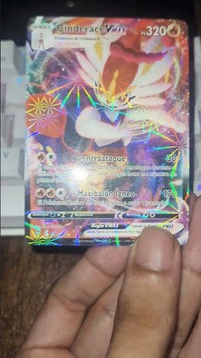 INSANE Cinderace VMAX Hit! 😳✨ #CinderaceVMAX #PokemonCards #PokemonShorts #PackOpening #ytshorts