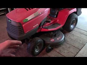 scotts 1642/1742 noisy mower deck repair