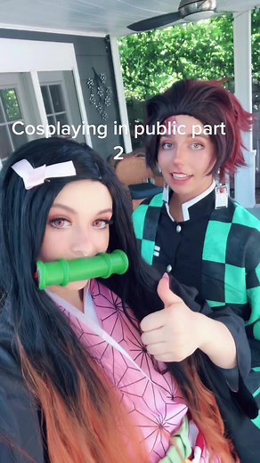 Exploring as Demon Slayer Cosplayers