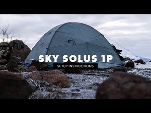 Sky Solus 1P Tent Setup