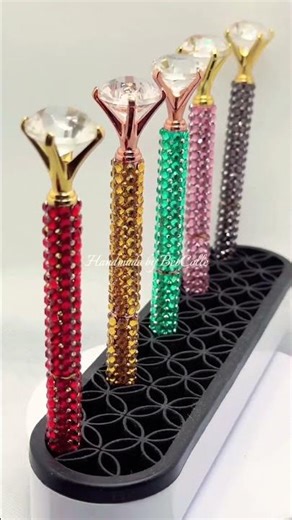 Sparkle in every color m. #diy #rhinestoneart #sparkle #diypen