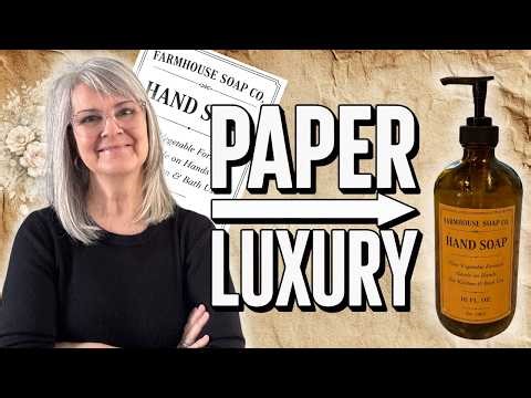 Make Cheap Thrift Store Finds Look Expensive (Using Paper!)