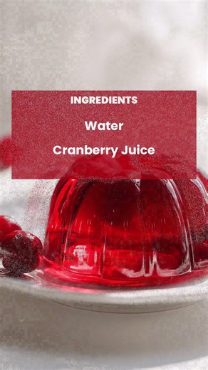 Cranberry Kumquat Gelatin Meal Prep Recipe #Shorts