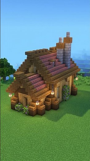 Minecraft Little House! 🏠 #minecraft #minecraftbuilds #minecrafttutorial