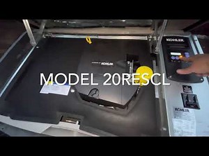 KOHLER 20kw Generator first start