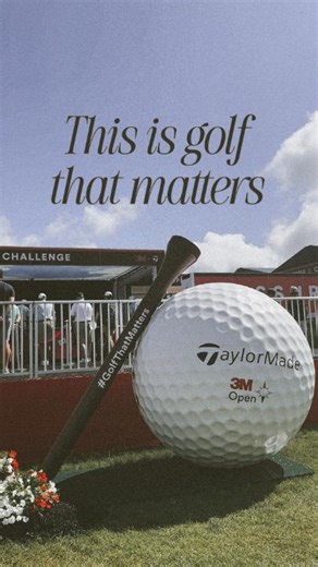 Things you see at the 3M Open that's more than a tournament. This is #GolfThatMatters. ⛳ | 3M