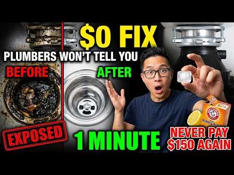 Plumbers Charge $150 For This Garbage Disposal Fix. Do It For $0 In 1 Minute.
