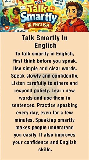 Talk Smartly In English | Improve Your English | Learn English | listen and Practice