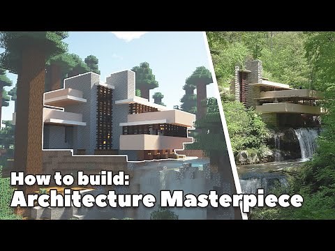 Minecraft: Modern House Tutorial for Survival | Falling Water | Easy!