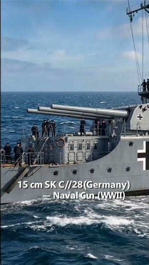 15 cm SK C28 Germany — The Kriegsmarine’s 150mm Secondary Gun WWII