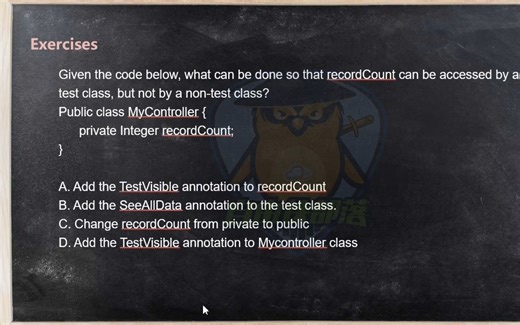 Salesforce_Developer I 初级开发考试_考点梳理_测试_考试