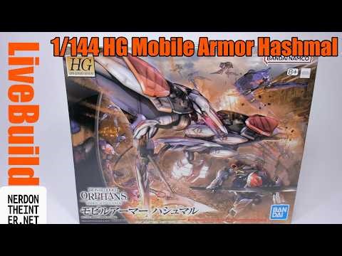 Gundam Iron-Blooded Orphans #029 | Mobile Armor Hashmal | 1/144 HG Bandai Kit | LiveBuild