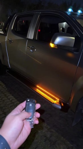 Car threshold light strip decoration#car #fyp #carconversion | car decor