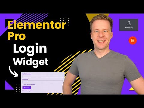 Elementor Login Pro Widget | WordPress Basic Anleitung Deutsch