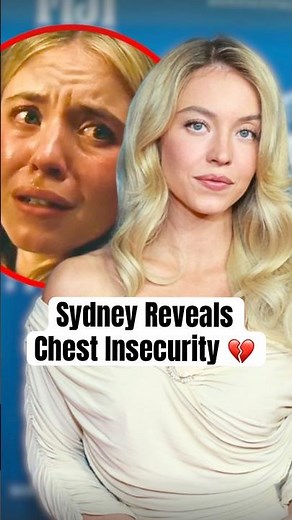 Sydney Reveals Chest Insecurity #shorts #sydneysweeney #euphoria