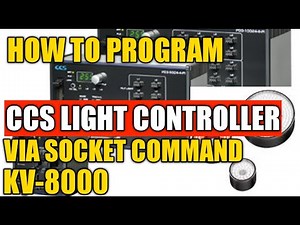 How to Program CCS Light Controller via Socket Send / Receive command | X-Garage