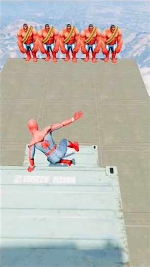 GTA 5 Epic Water Ragdolls Spiderman Jump/Fails Ep 1176 #shorts