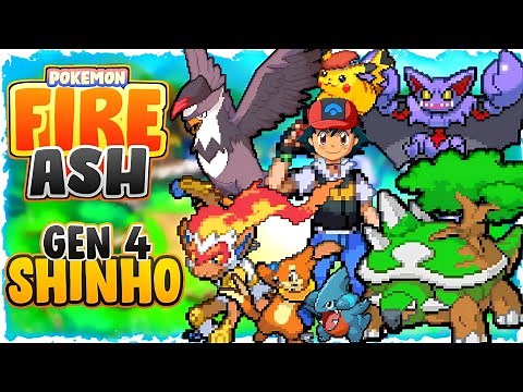 Pokemon Fire Ash 🔥 Sinnoh Region Full Gameplay