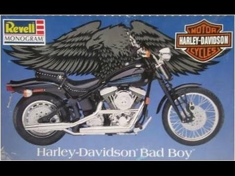 How to Build the Harley Davidson Bad Boy 1:8 Scale Revell Model Kit #7305 Review