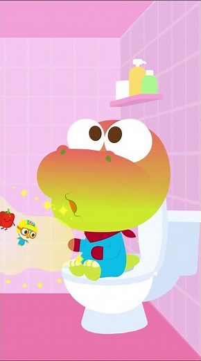 Yuk, buang air besar yang sehat! 💩 #Bahasaindonesia #shorts #forkids #pororo