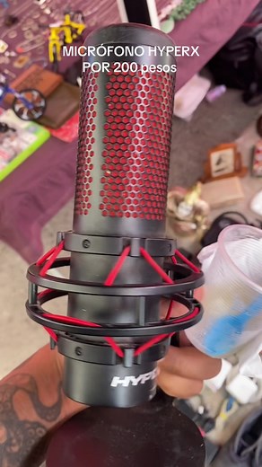 MICRÓFONO HYPERX QUADCAST POR $200 🤩 #hyperx #chacharas #mercado #microfono