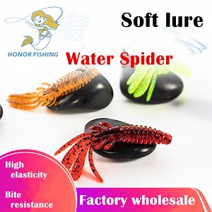 [Hot Item] Spider Soft Worm Creaturebait Crayfish PVC TPE Fishing Lure