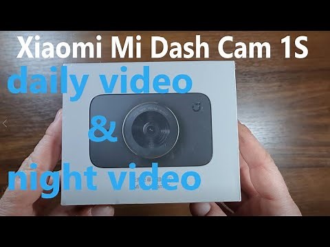 Xiaomi Mi Dash Cam 1S - video and unboxing