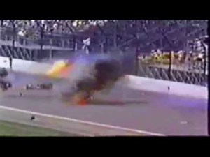 Autounfälle bei Autorennen Warnung