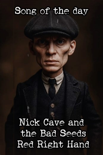 Nick Cave.Red Right Hand. Song of the day!#songoftheday #nickcave #musicvideo #trending #ai #aiart