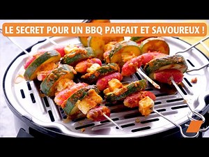 Brochettes de #légumes marinées au #bbq 🍢🔥